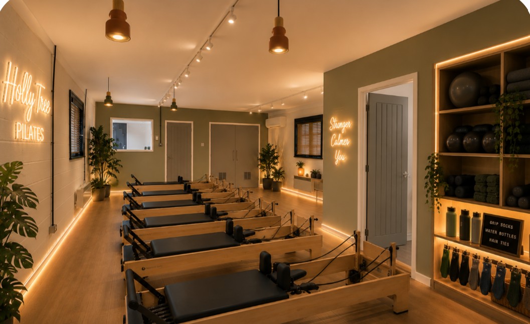 Inside the Holly Tree Pilates studio