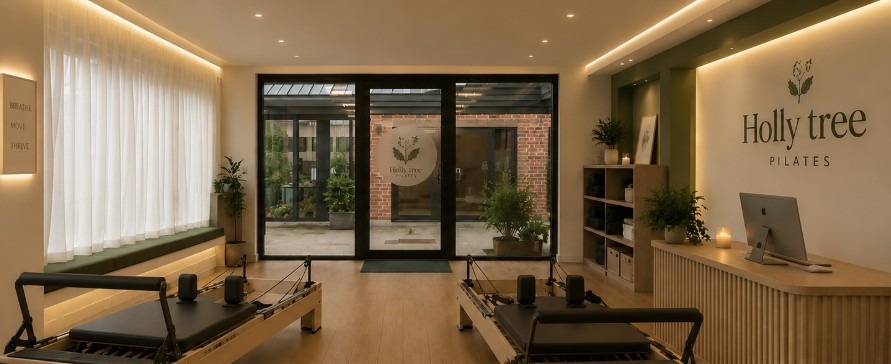Holly Tree Pilates reception and entrance